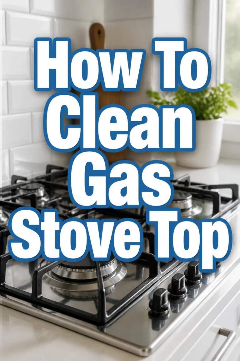 How To Clean Gas Stove Top