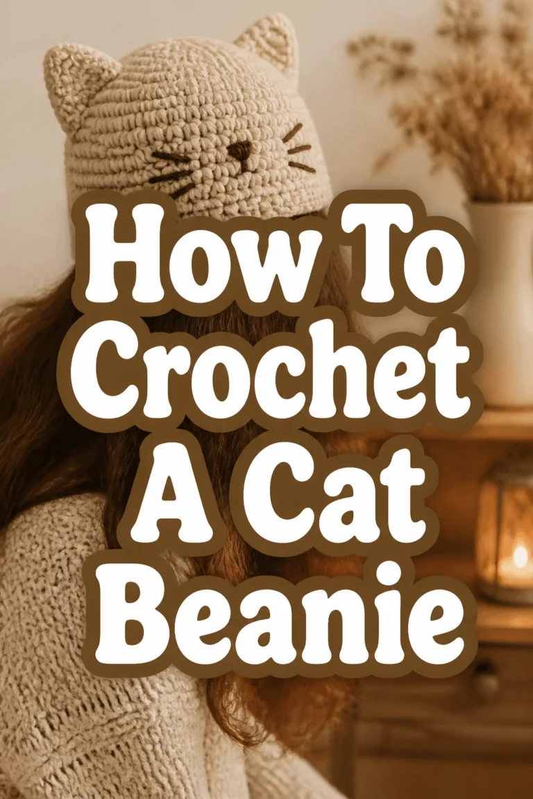 How To Crochet A Cat Beanie