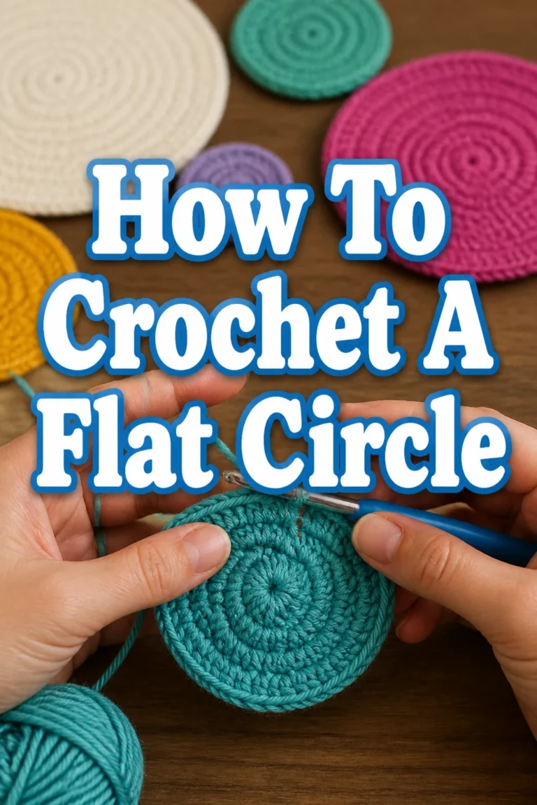 How To Crochet A Flat Circle