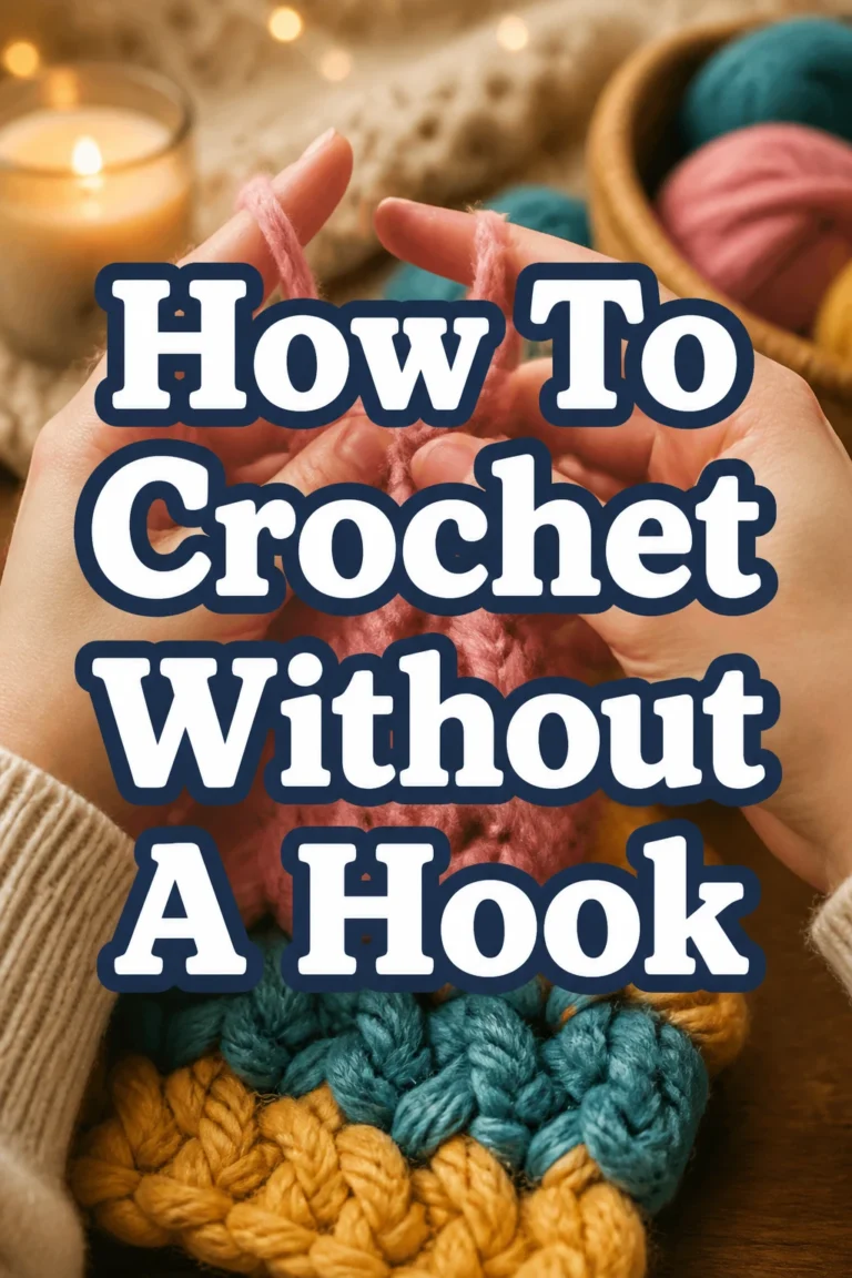 How To Crochet Without A Hook