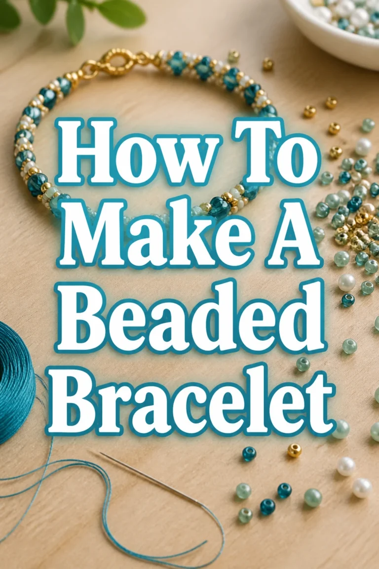 How To Make A Beaded Bracelet