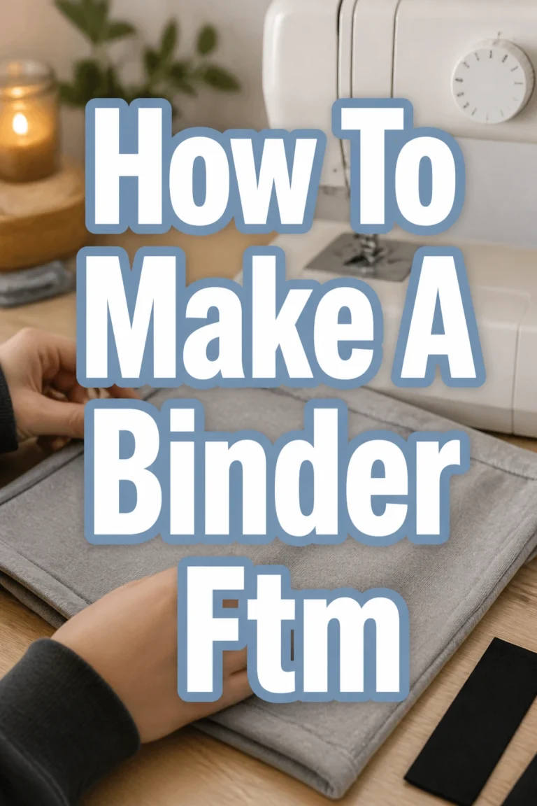 How To Make A Binder Ftm