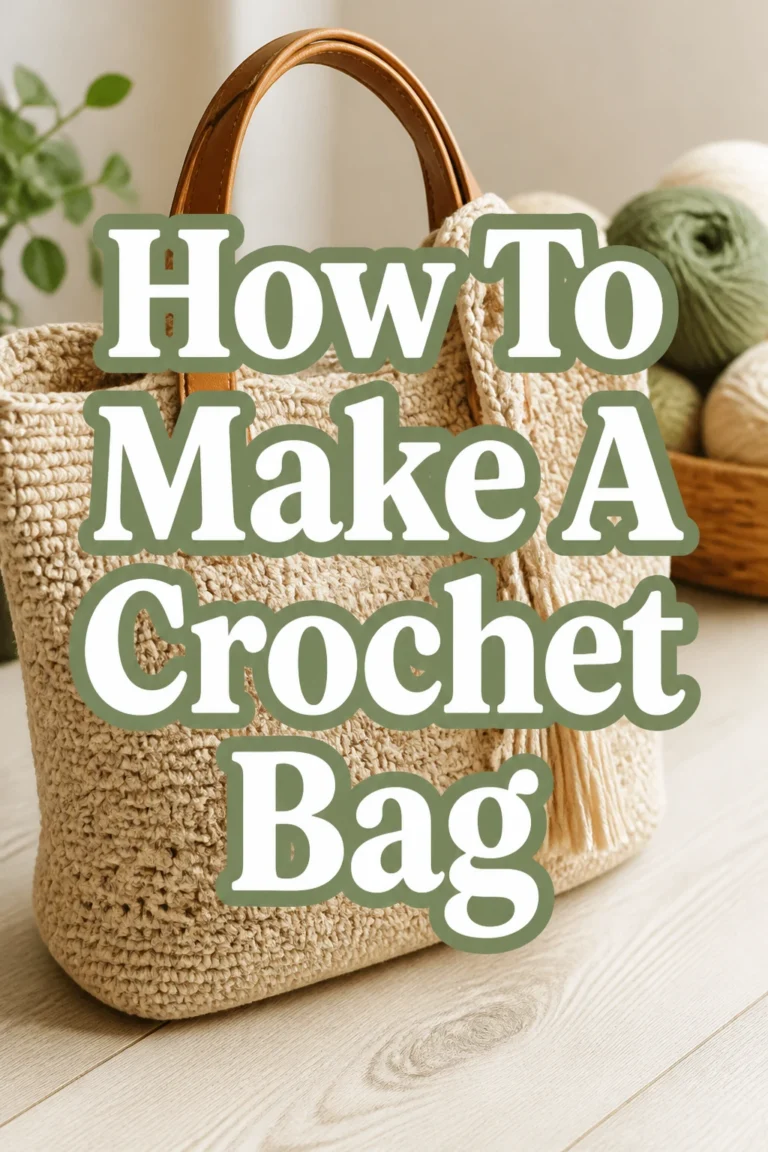 How To Make A Crochet Bag