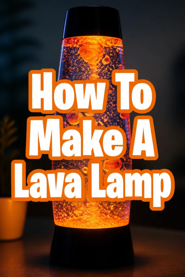 How To Make A Lava Lamp