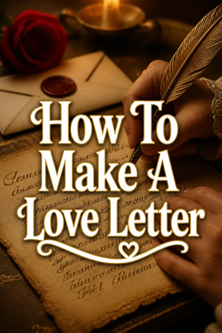 How To Make A Love Letter