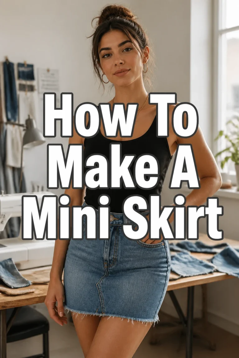 How To Make A Mini Skirt