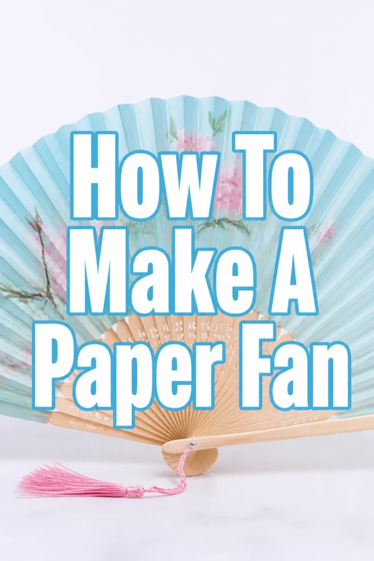 How To Make A Paper Fan