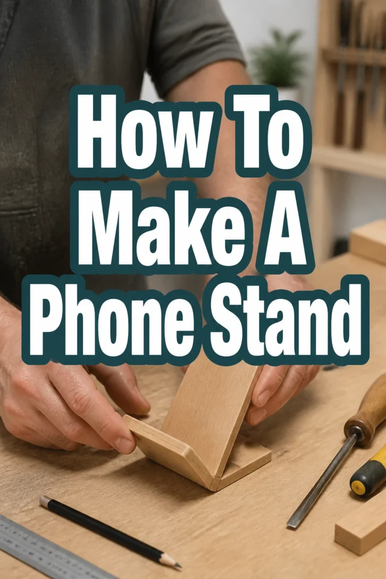 How To Make A Phone Stand