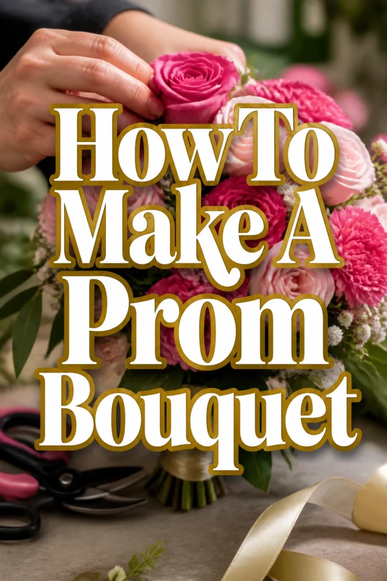 How To Make A Prom Bouquet