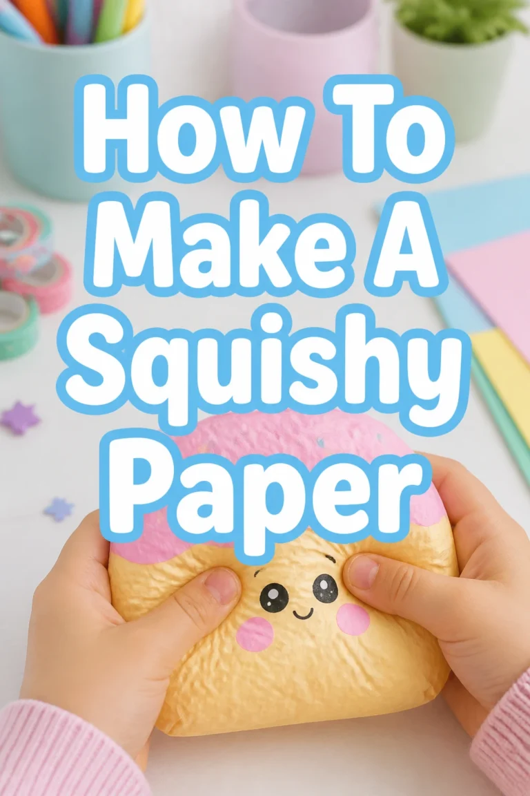How To Make A Squishy Paper