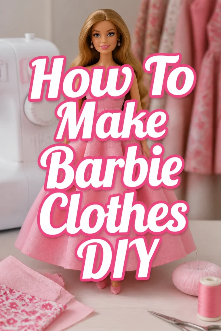 How To Make Barbie Clothes DIY