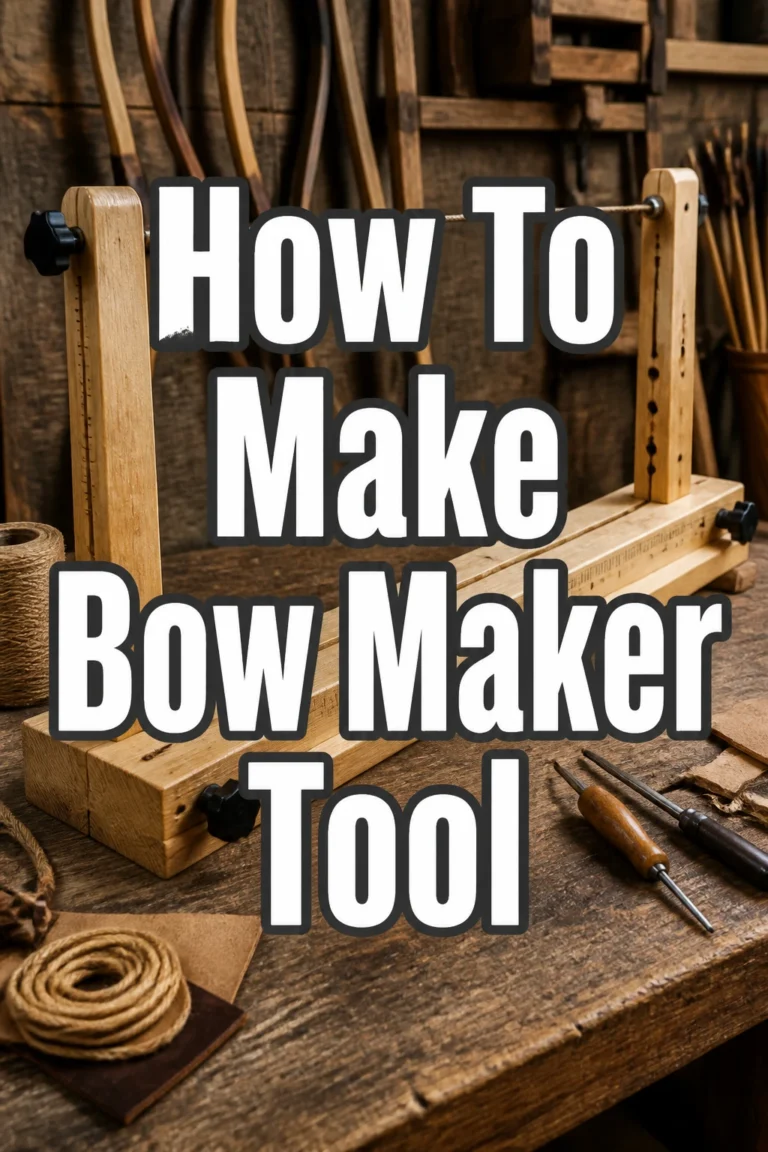 How To Make Bow Maker Tool