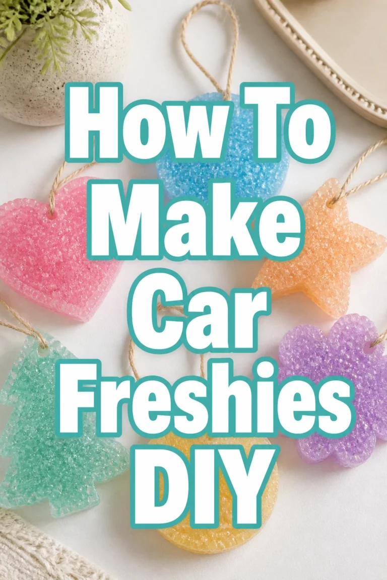How To Make Car Freshies DIY