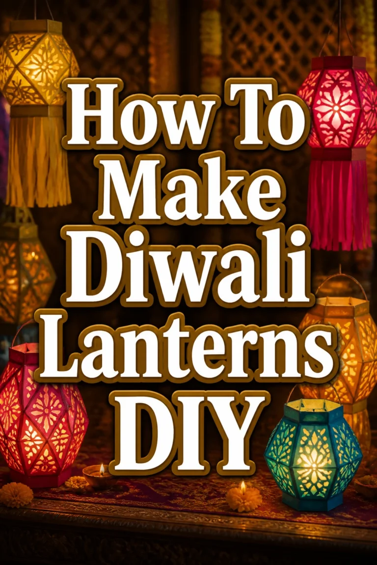 How To Make Diwali Lanterns DIY