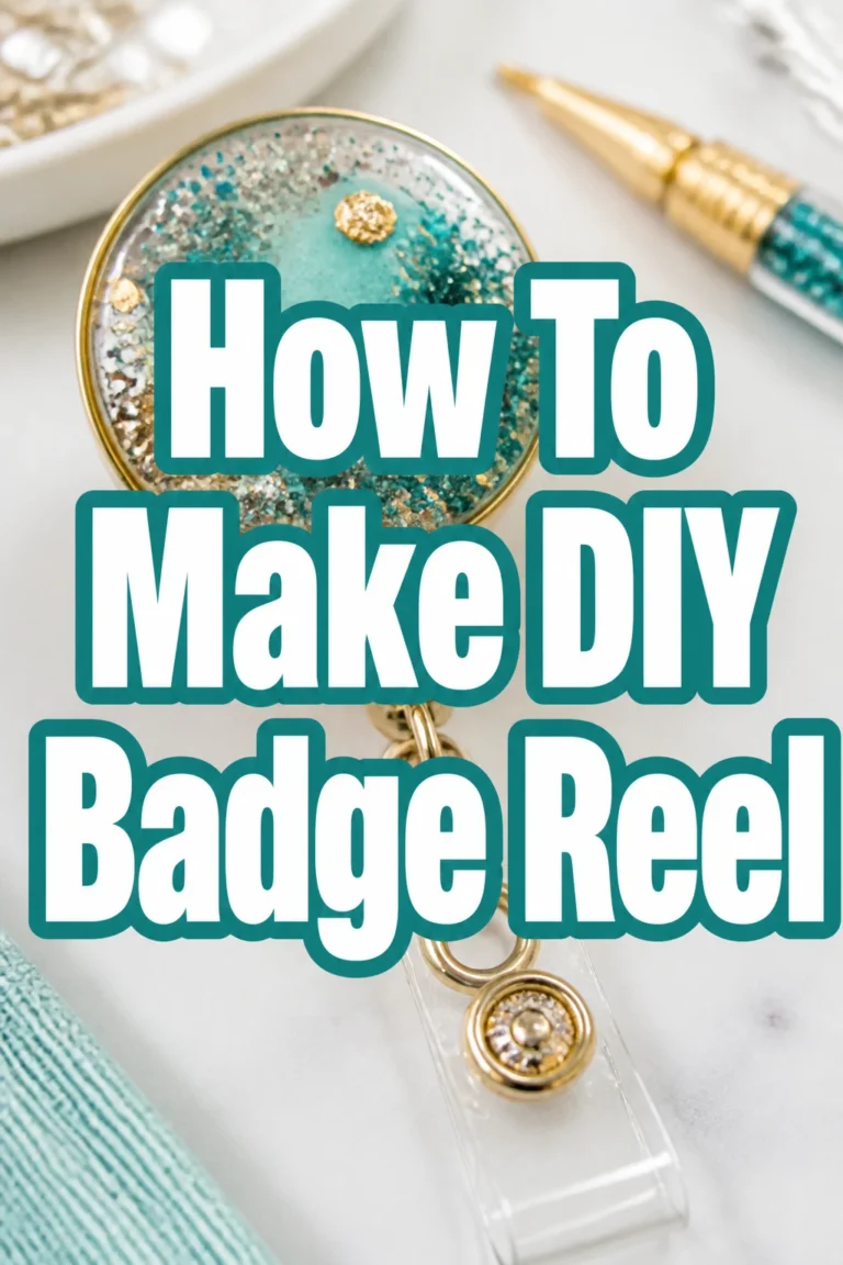 How To Make DIY Badge Reel