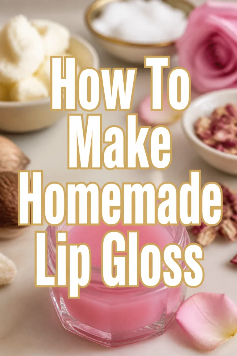 How To Make Homemade Lip Gloss