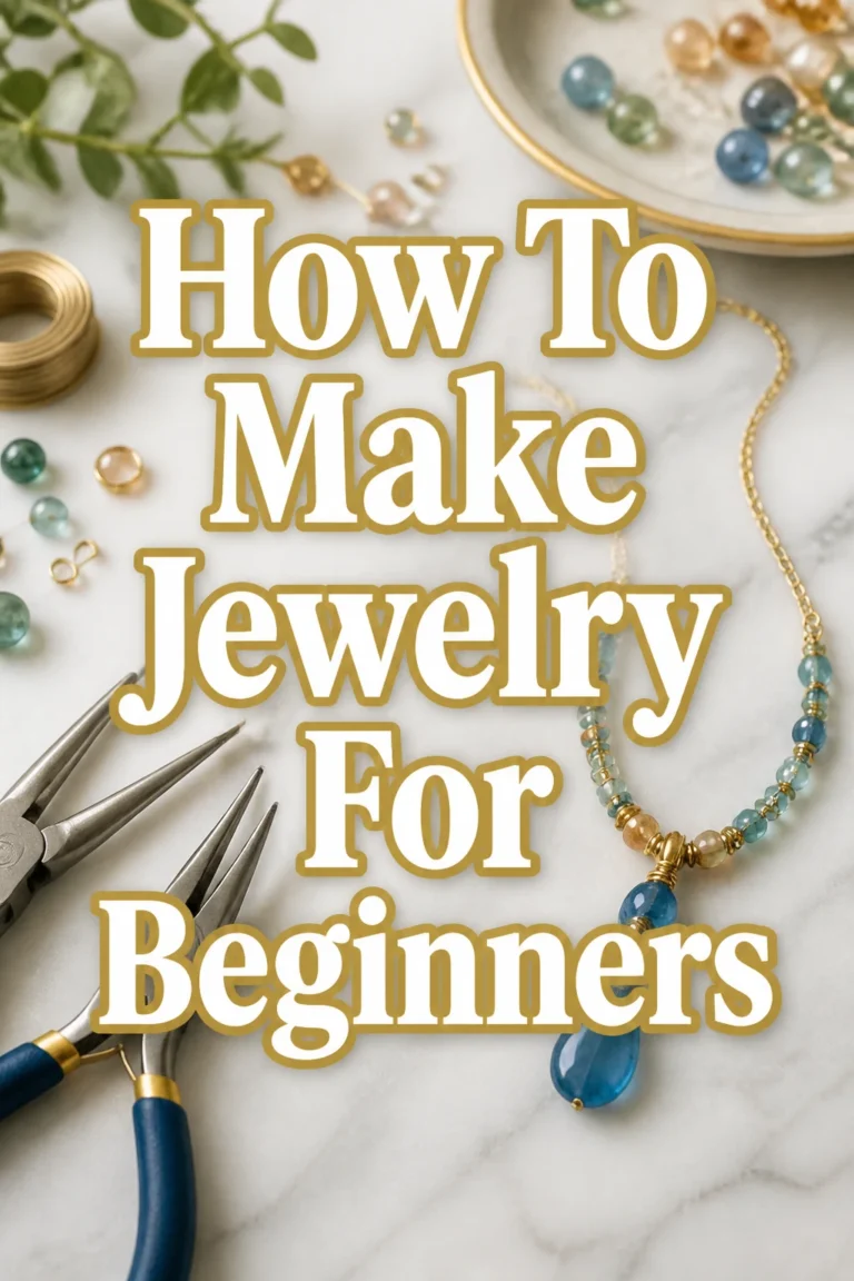 How To Make Jewelry For Beginners
