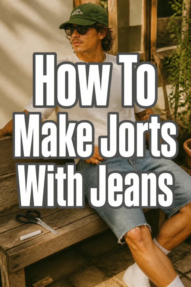 How To Make Jorts With Jeans
