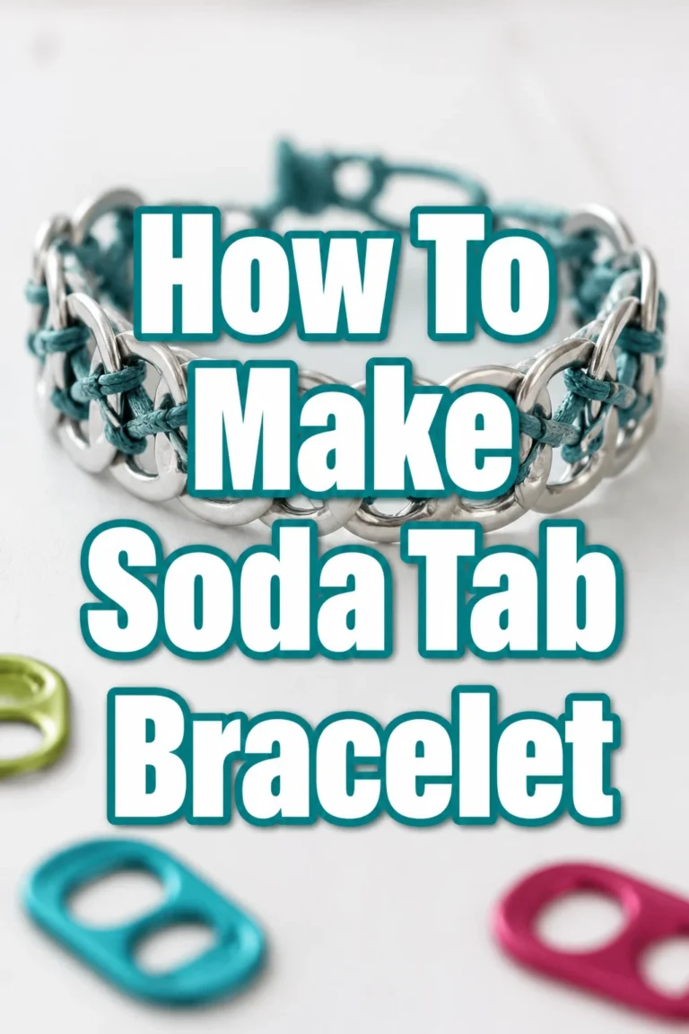 How To Make Soda Tab Bracelet
