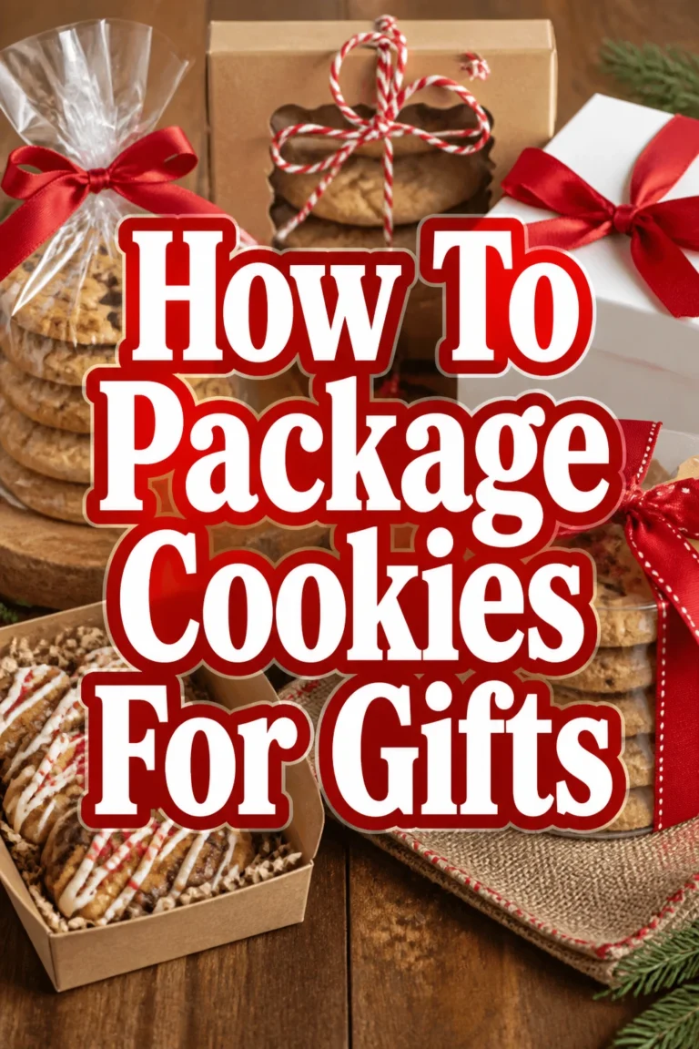 How To Package Cookies For Gifts