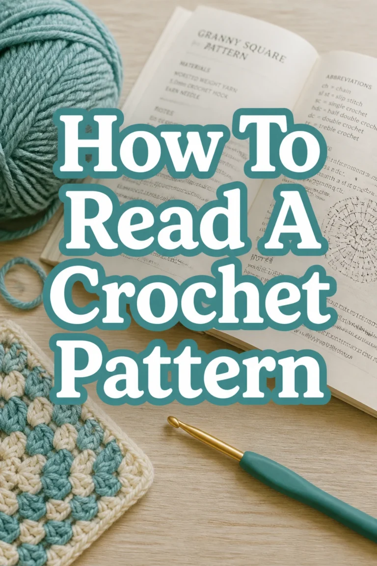 How To Read A Crochet Pattern