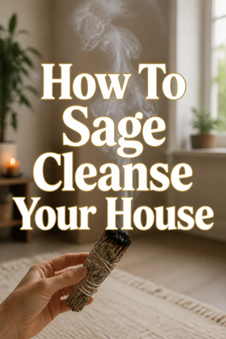 How To Sage Cleanse Your House